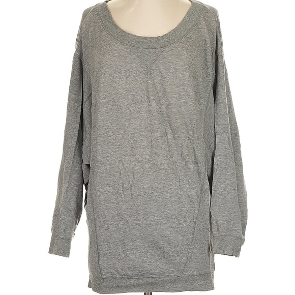 Club Monaco Heather Gray Knit Top - Picture 1 of 3